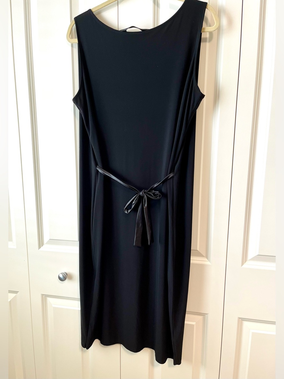 Vintage Norma Kamali Black Jersey Dress